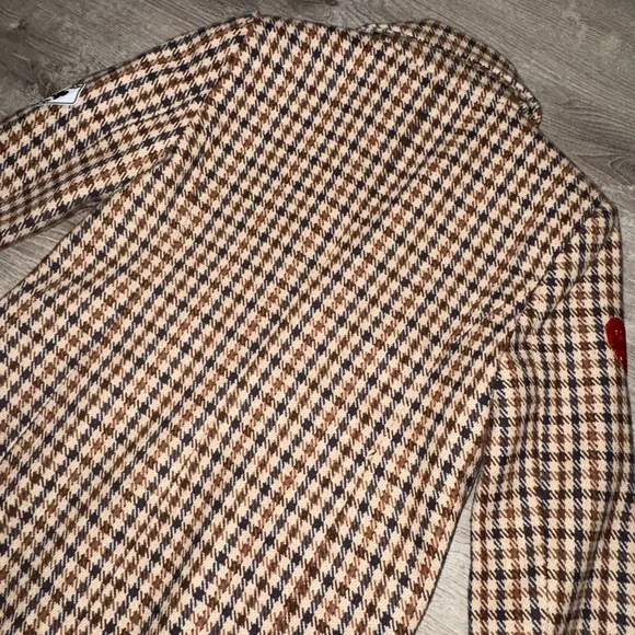 NWT AVEC LES FILLES ANTHROPOLOGIE PLAID PATCHWORK BLAZER XS - Picture 11 of 12